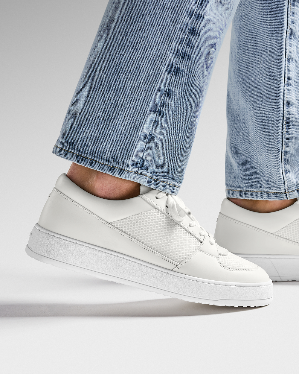 LT 03 Premium Nappa / Mesh White