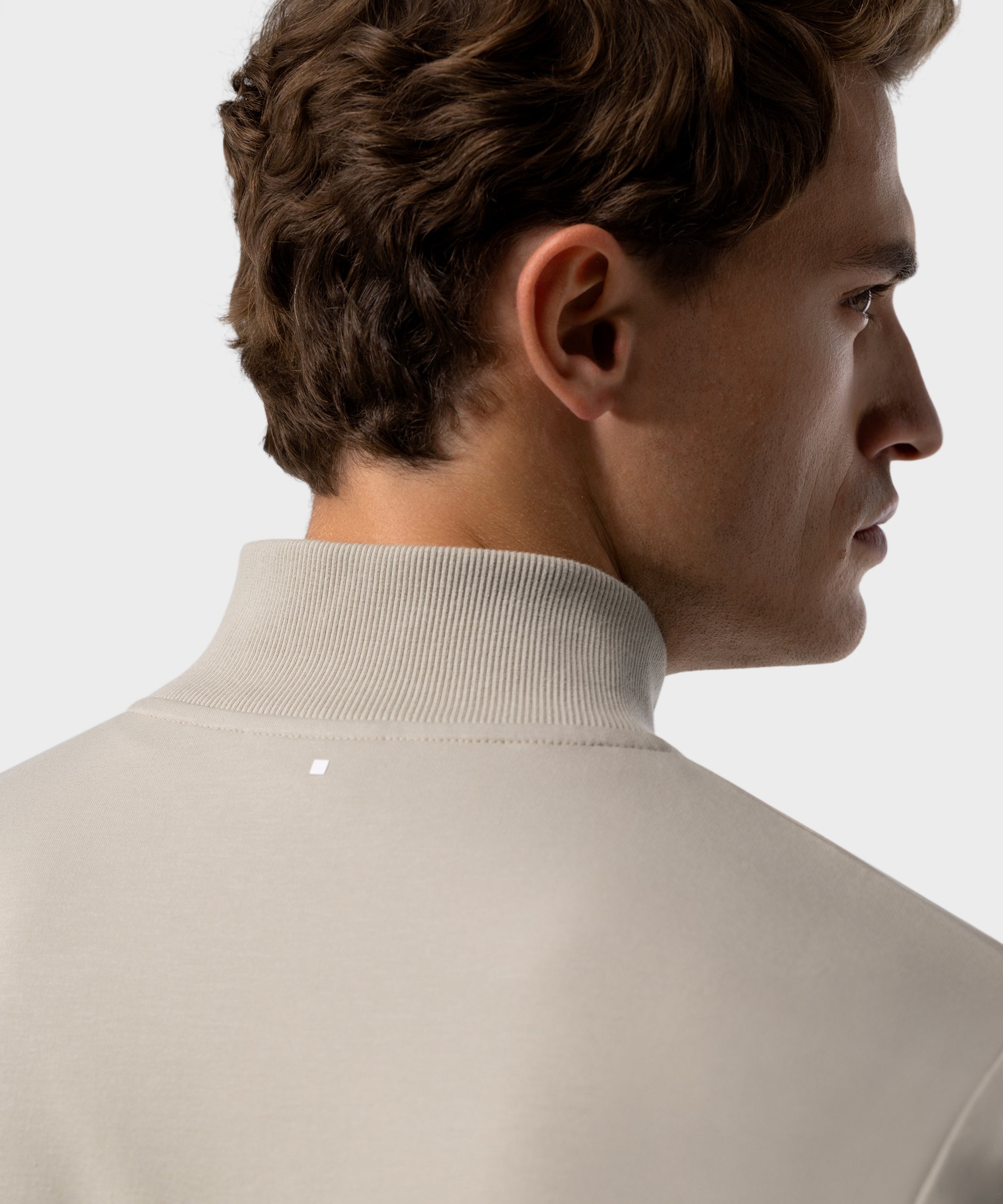 SW 03 Marked Half Zip Sand