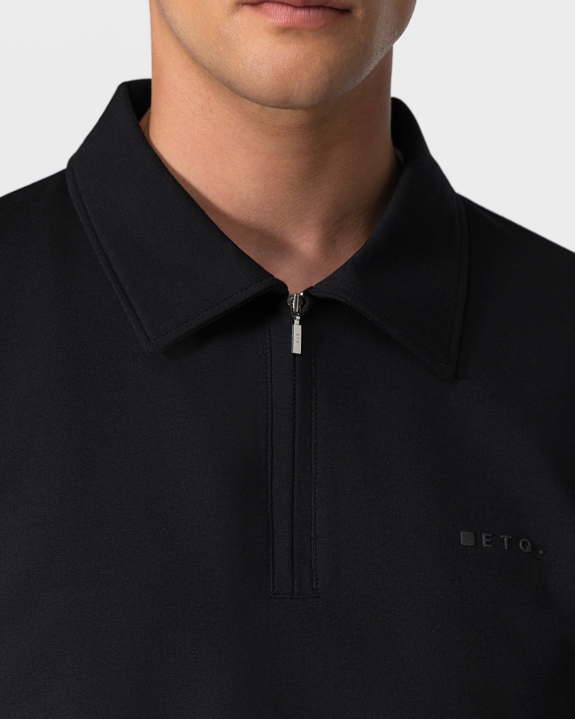 SW 02 Marked Half Zip Black 2.0