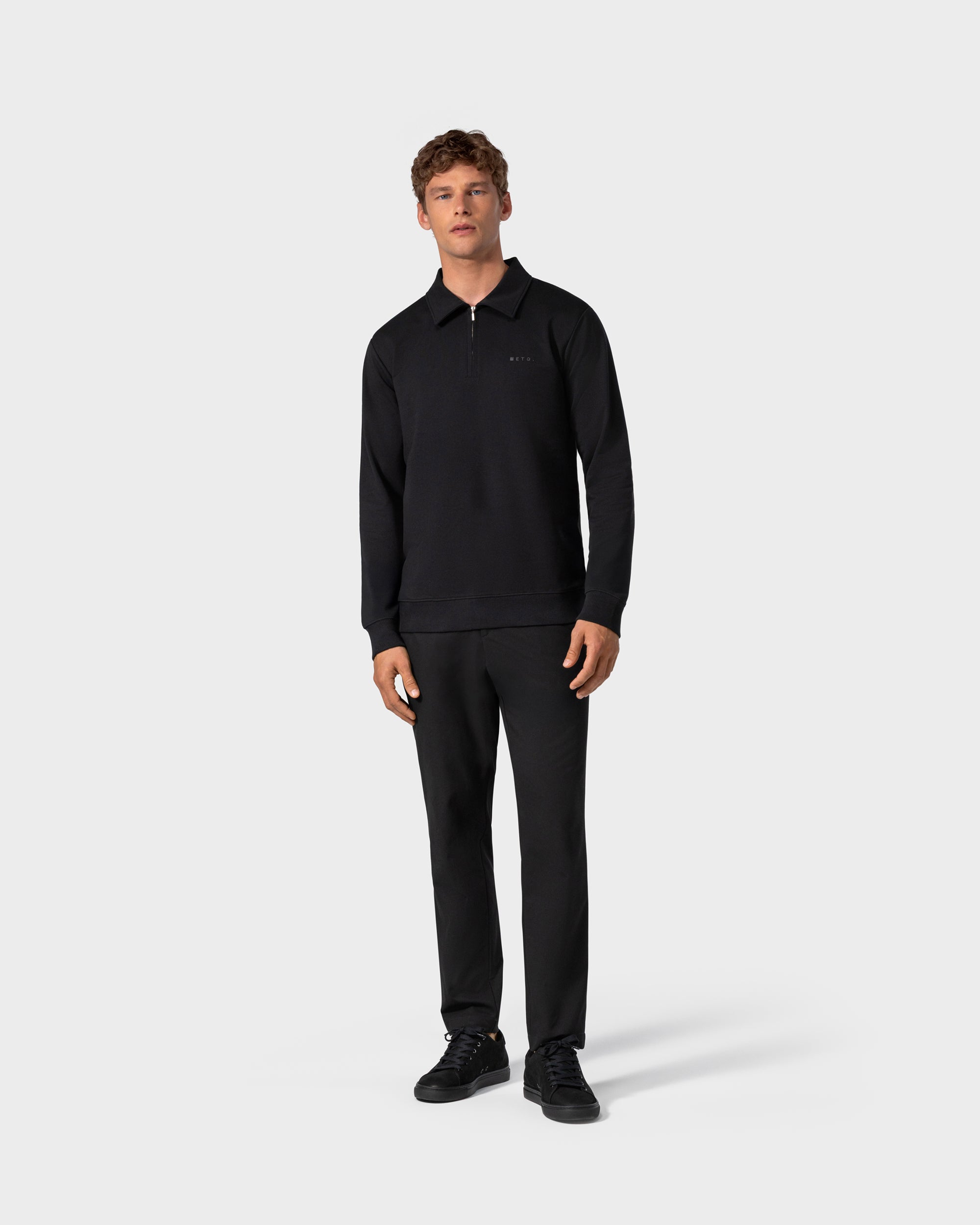SW 02 Marked Half Zip Black 2.0