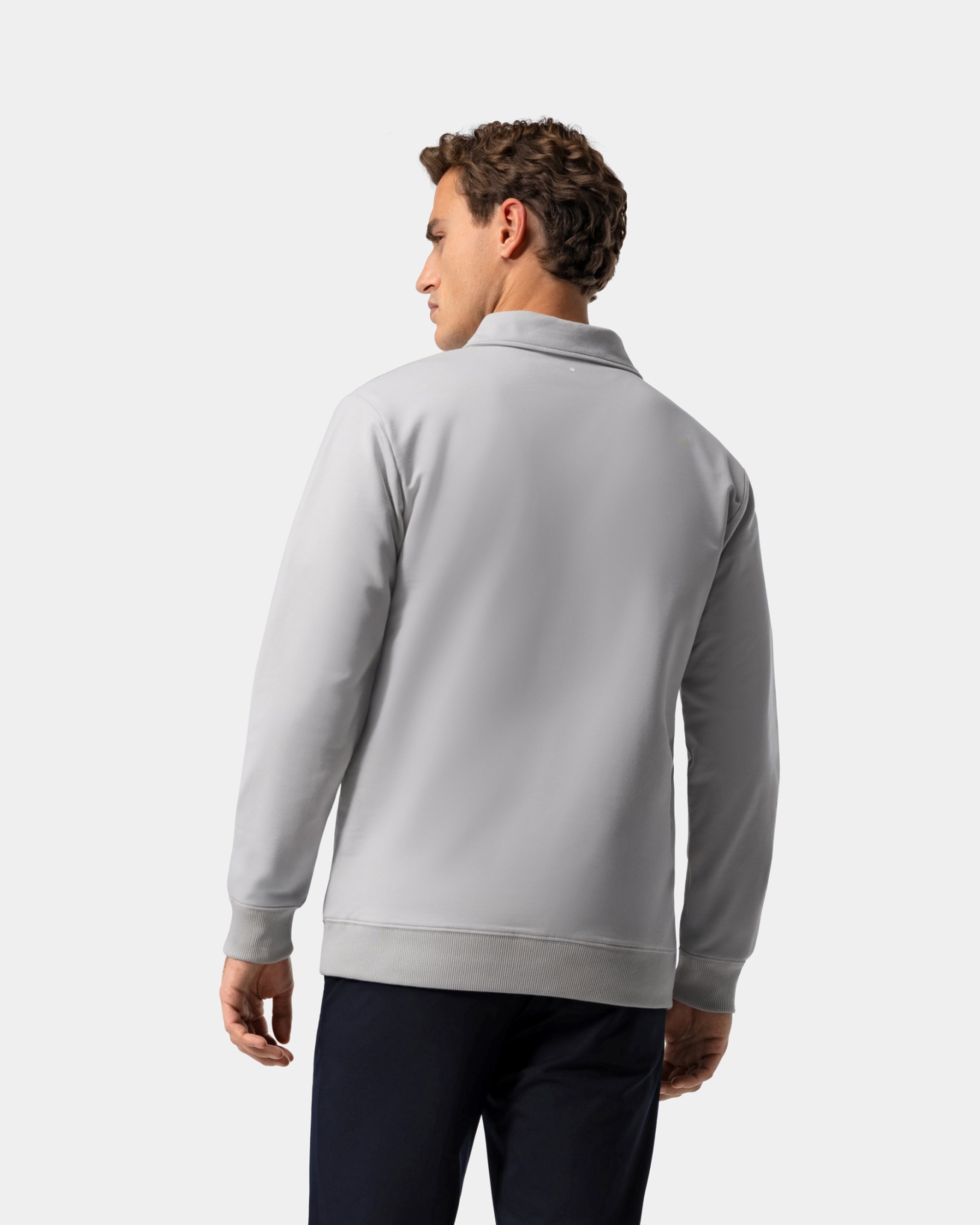 SW 02 Marked Half Zip Cement Grey 2.0