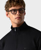 SW 03 Marked Half Zip Black