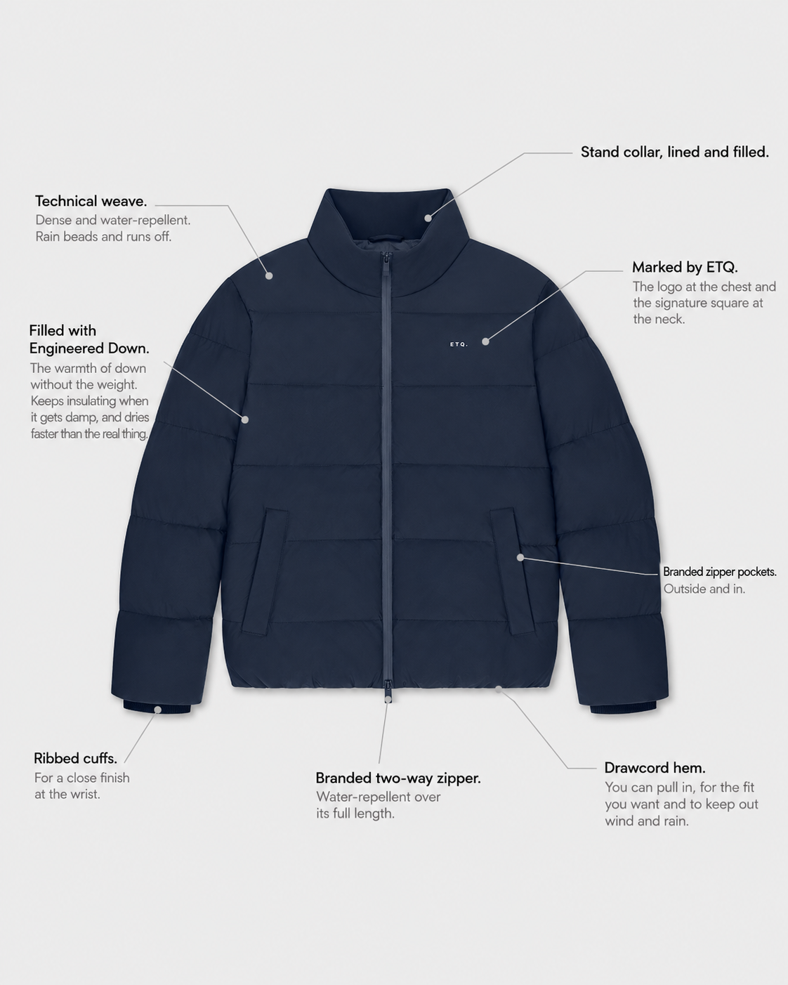 JC 02 Puffer Marked Blueberry