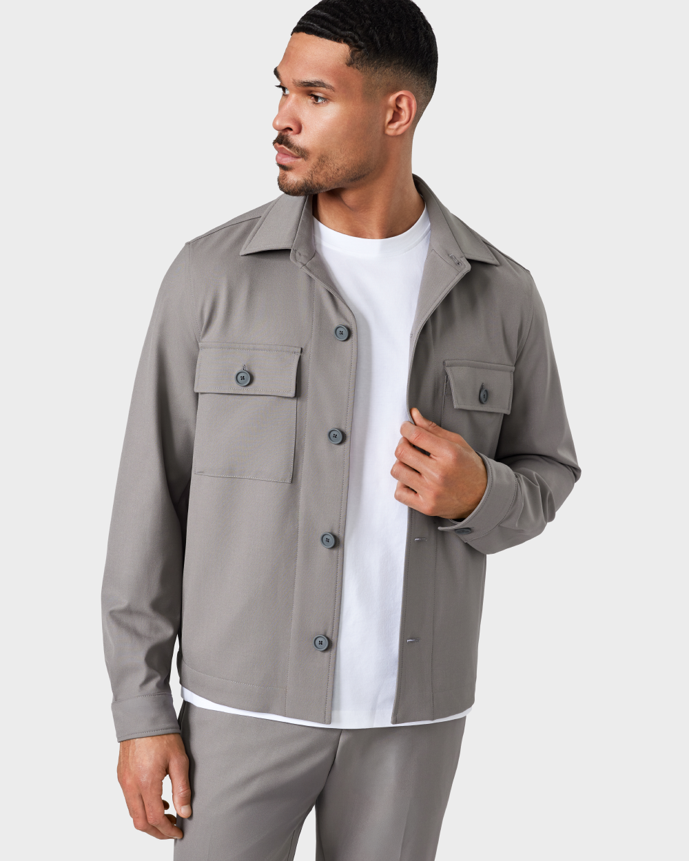 Essence Suit Ash Grey