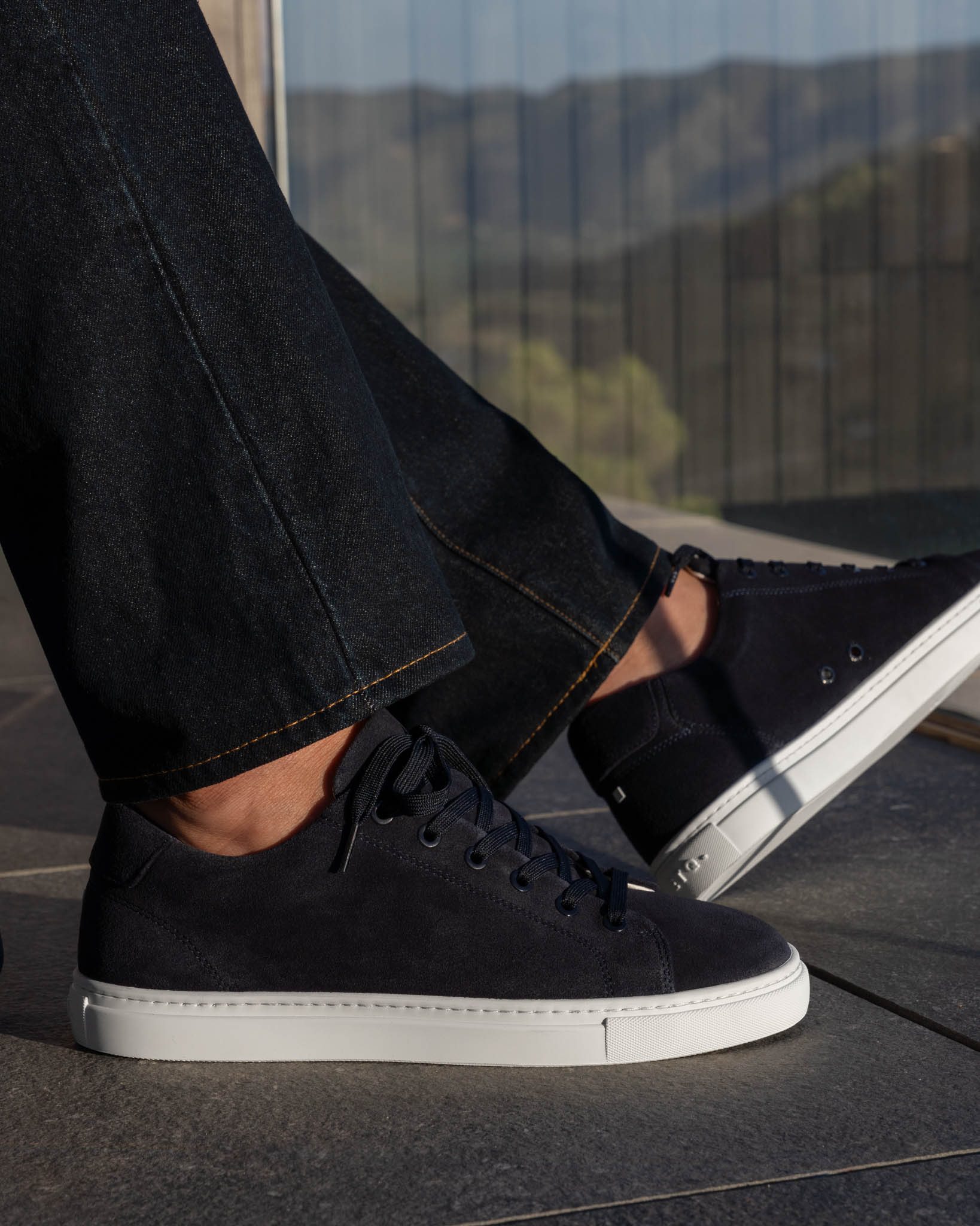 LT 01 Court Lite Suede Blueberry