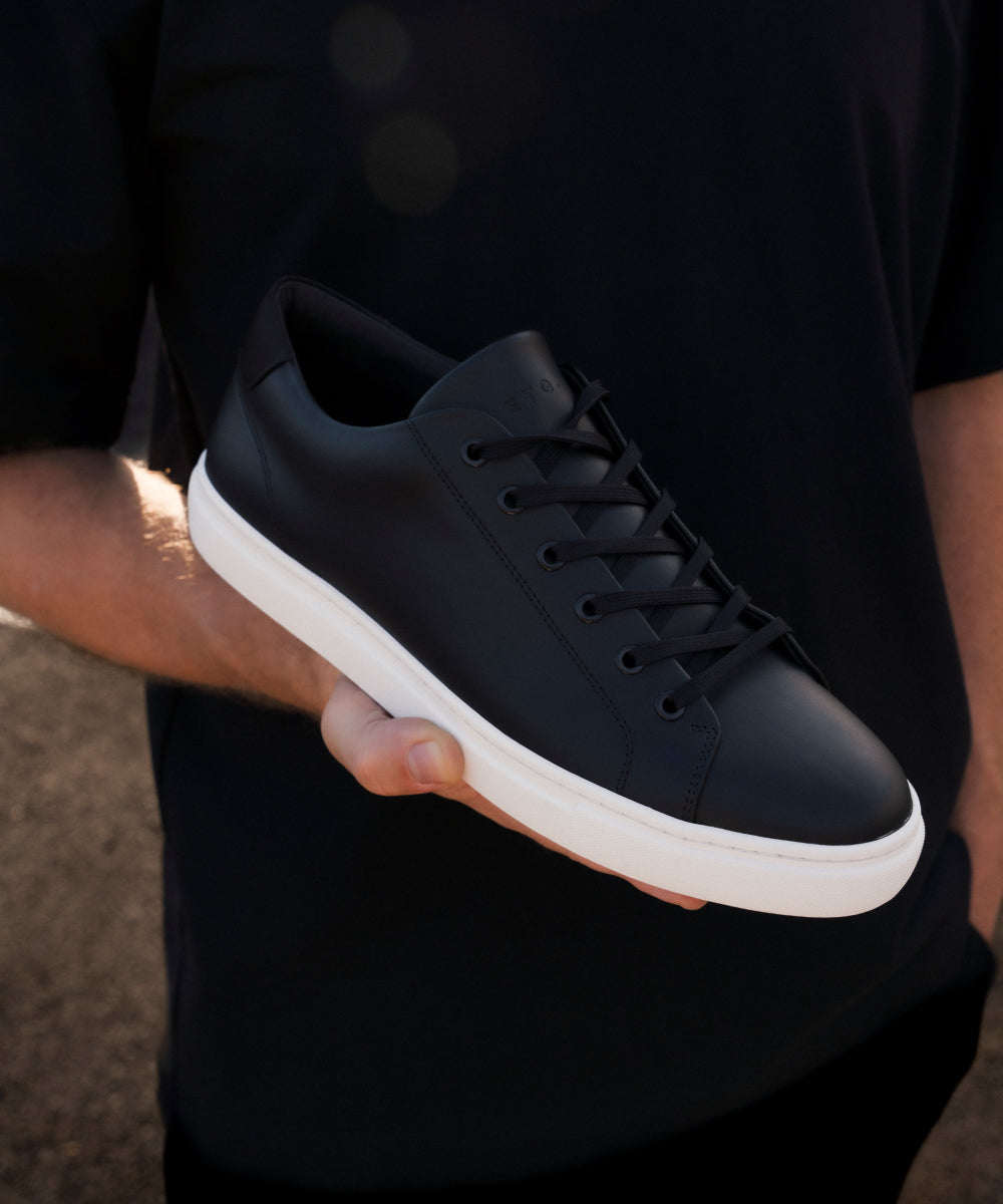 LT 01 Court Lite Premium Nappa Jet Black