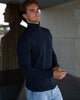 SW 06 Tailored Turtleneck Blueberry