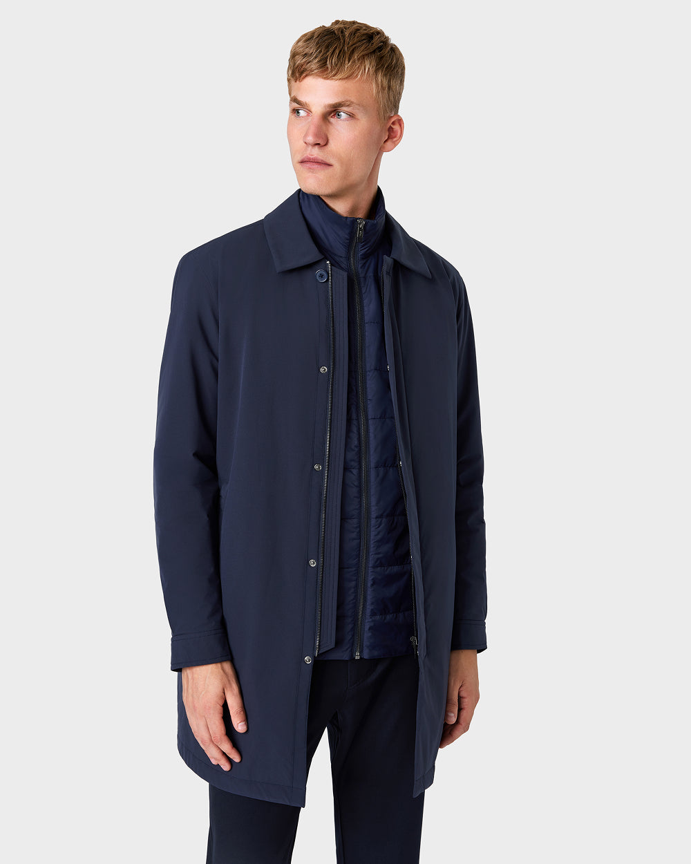 JC 01 Modular Trenchcoat Blueberry