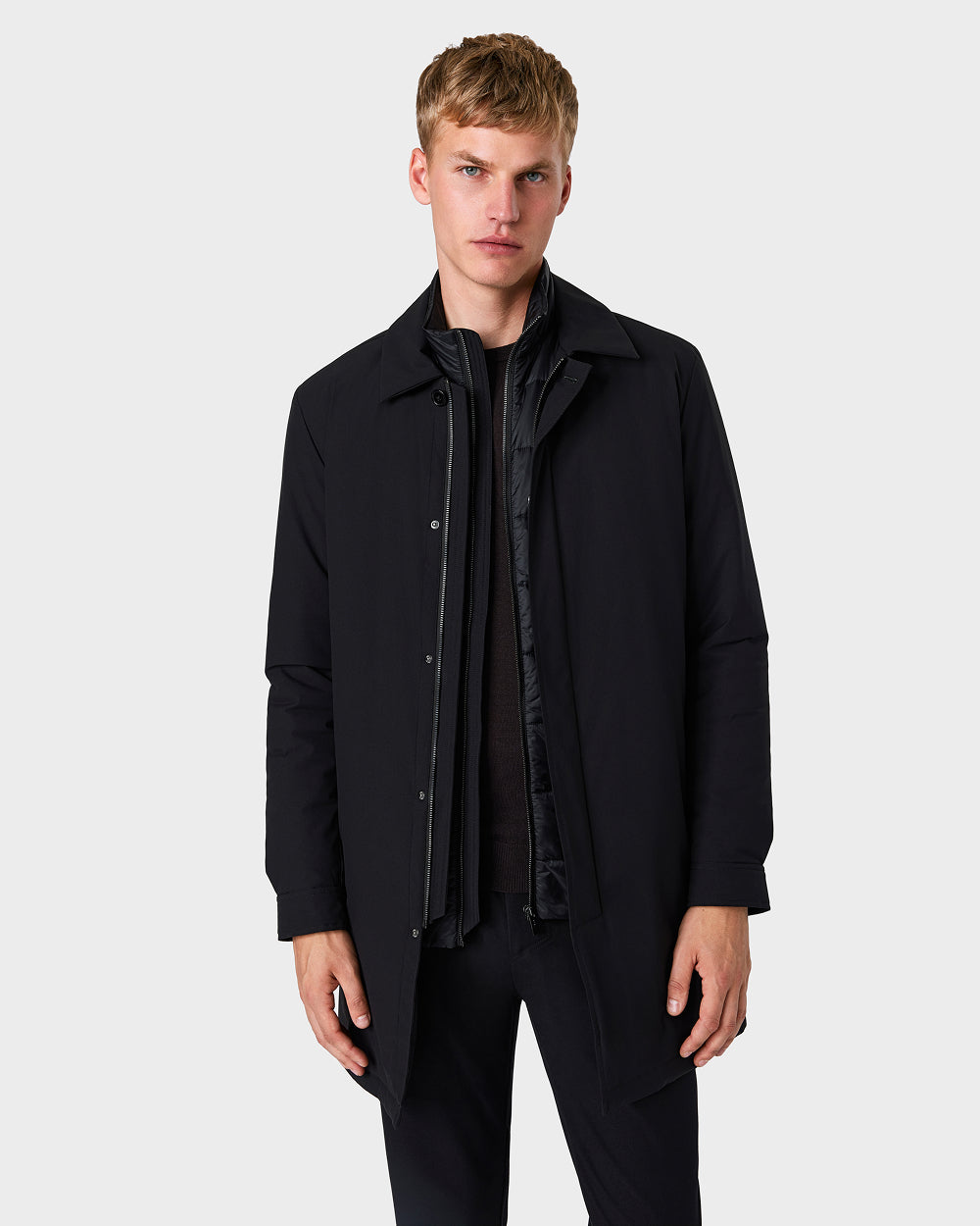 JC 01 Modular Trenchcoat Black