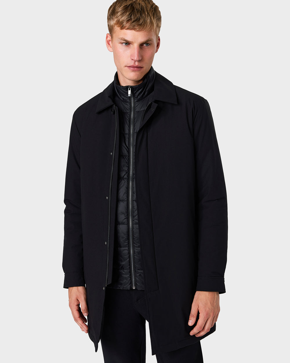 JC 01 Modular Trenchcoat Black