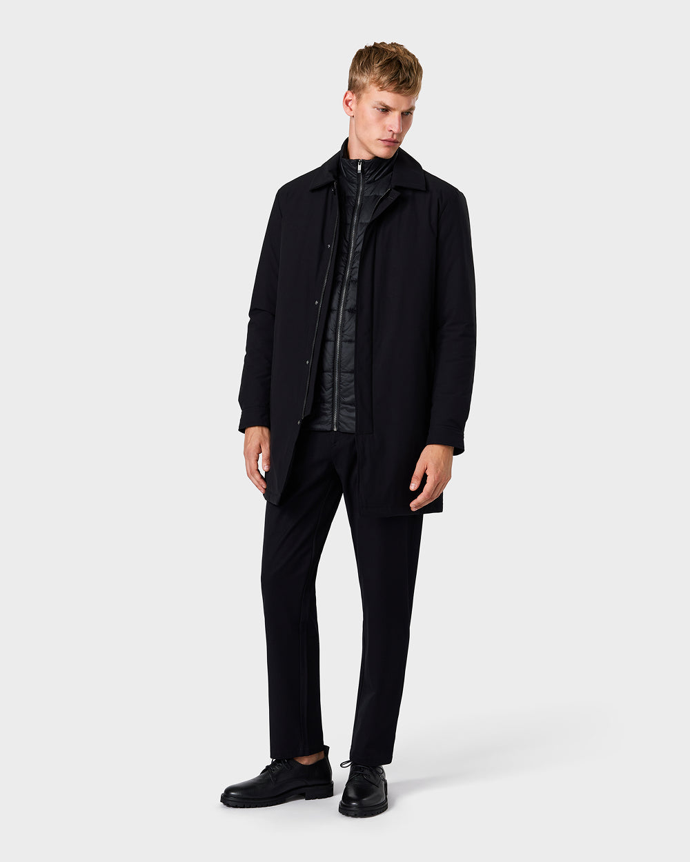 JC 01 Modular Trenchcoat Black