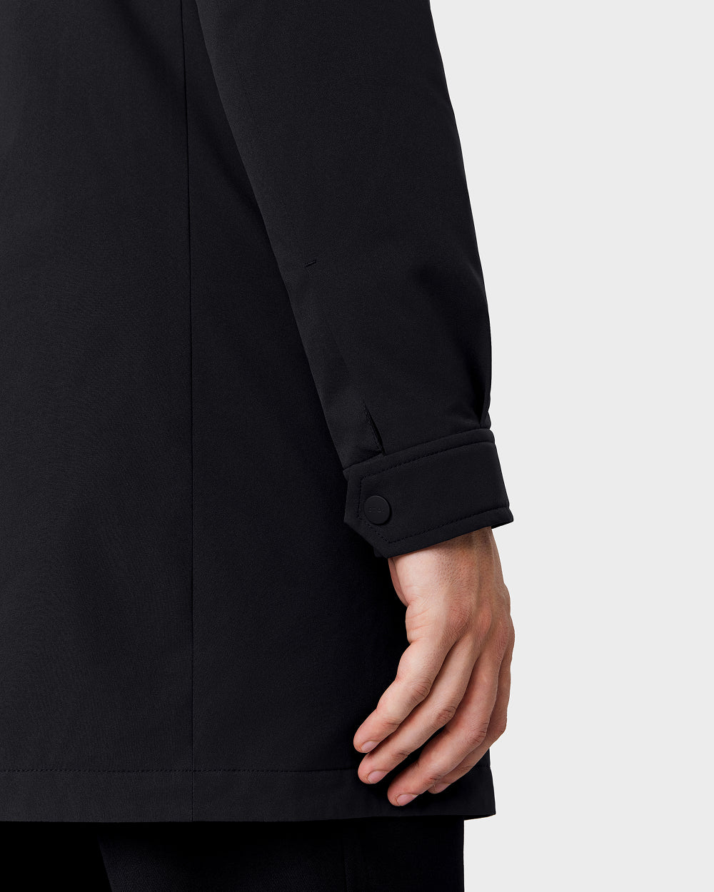 JC 01 Modular Trenchcoat Black