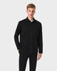 OS 01 Essence Black – overshirt in black stretch twill, photo 2