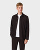 OS 01 Essence Chocolate – overshirt in brown stretch twill, photo 3