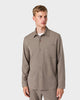 OS 01 Essence Desert Taupe – overshirt in taupe stretch twill, photo 2