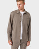 OS 01 Essence Desert Taupe overshirt - ETQ Amsterdam