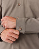 OS 01 Essence Desert Taupe – sobrecamisa topo de sarga elástica, foto 5