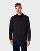 OS 03 Twill Black – overshirt in black washed cotton twill, photo 3