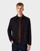 OS 03 Twill Black – overshirt in black washed cotton twill, photo 2