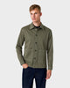 OS 03 Twill Money Green – overshirt in green washed cotton twill, photo 3