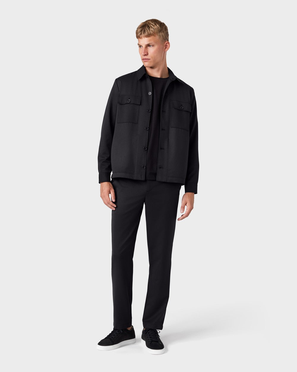 OS 02 Essence 2.0 Black – overshirt in black, photo 8