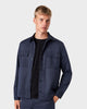 OS 02 Essence 2.0 Blueberry – overshirt in blue, photo 1