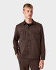OS 02 Essence 2.0 Chocolate – overshirt in brown, photo 3