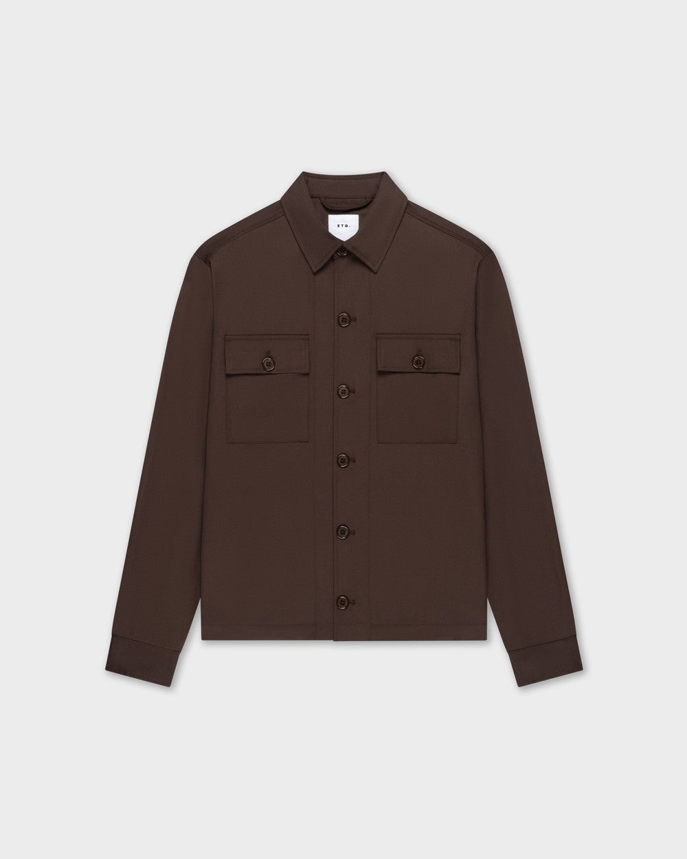 OS 02 Essence 2.0 Chocolate – overshirt in brown