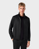 OS 02 Essence Zipped Black – zip overshirt in black, photo 1
