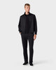 OS 02 Essence Zipped Black – zip overshirt in black, photo 8