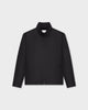 OS 02 Essence Zipped Black – zip overshirt in black, photo packshot