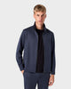 OS 02 Essence Zipped Blueberry – zip overshirt in blue, photo 1
