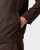 OS 02 Essence Zipped Chocolate – zip overshirt in brown, photo 5