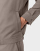 OS 02 Essence Zipped Desert Taupe – zip overshirt in taupe, photo 5