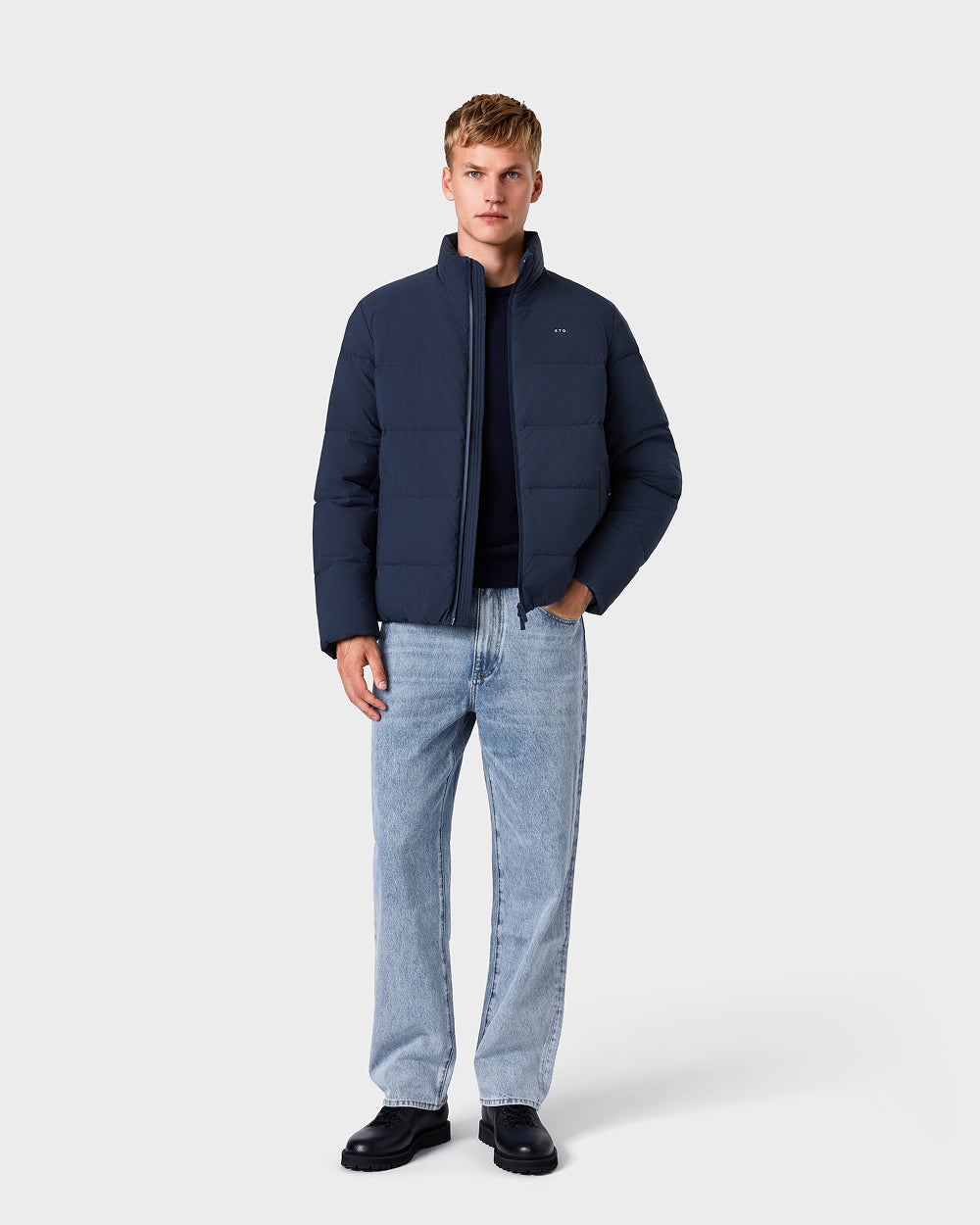 JC 02 Puffer Marked Blueberry