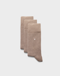 Socks 3-Pack Desert Taupe
