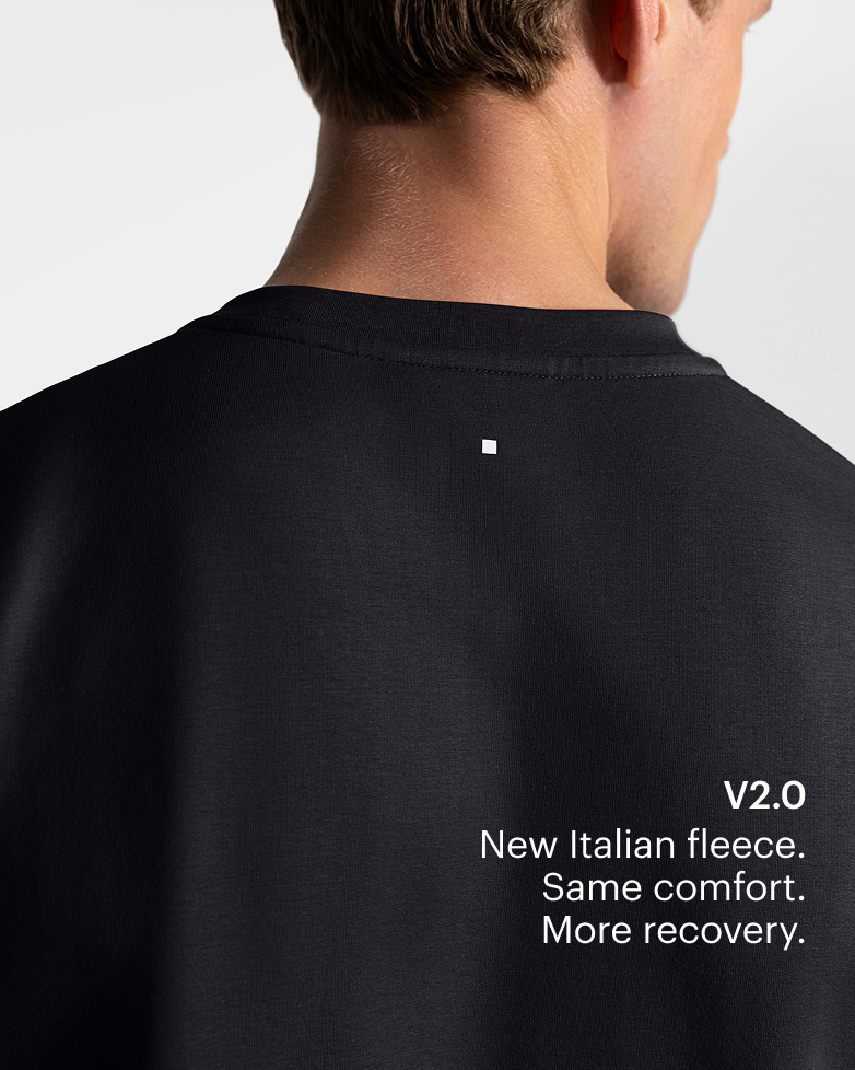 TS 01 Essence Regular Heavyweight Black 2.0 – t-shirt in black stretch cotton, photo 7
