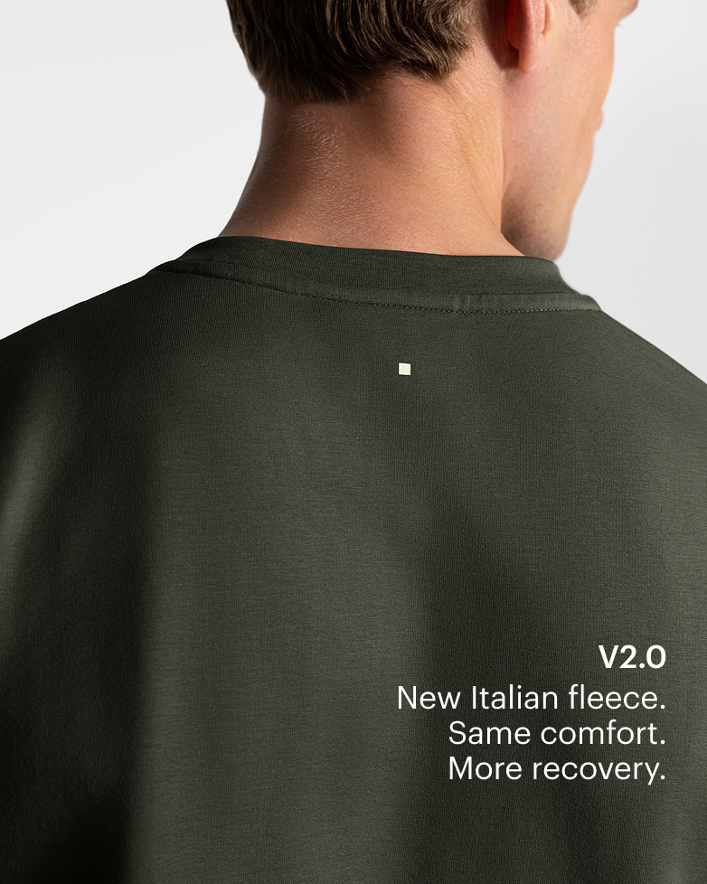 TS 01 Essence Regular Heavyweight Forest Green 2.0 – t-shirt in green stretch cotton, photo 7
