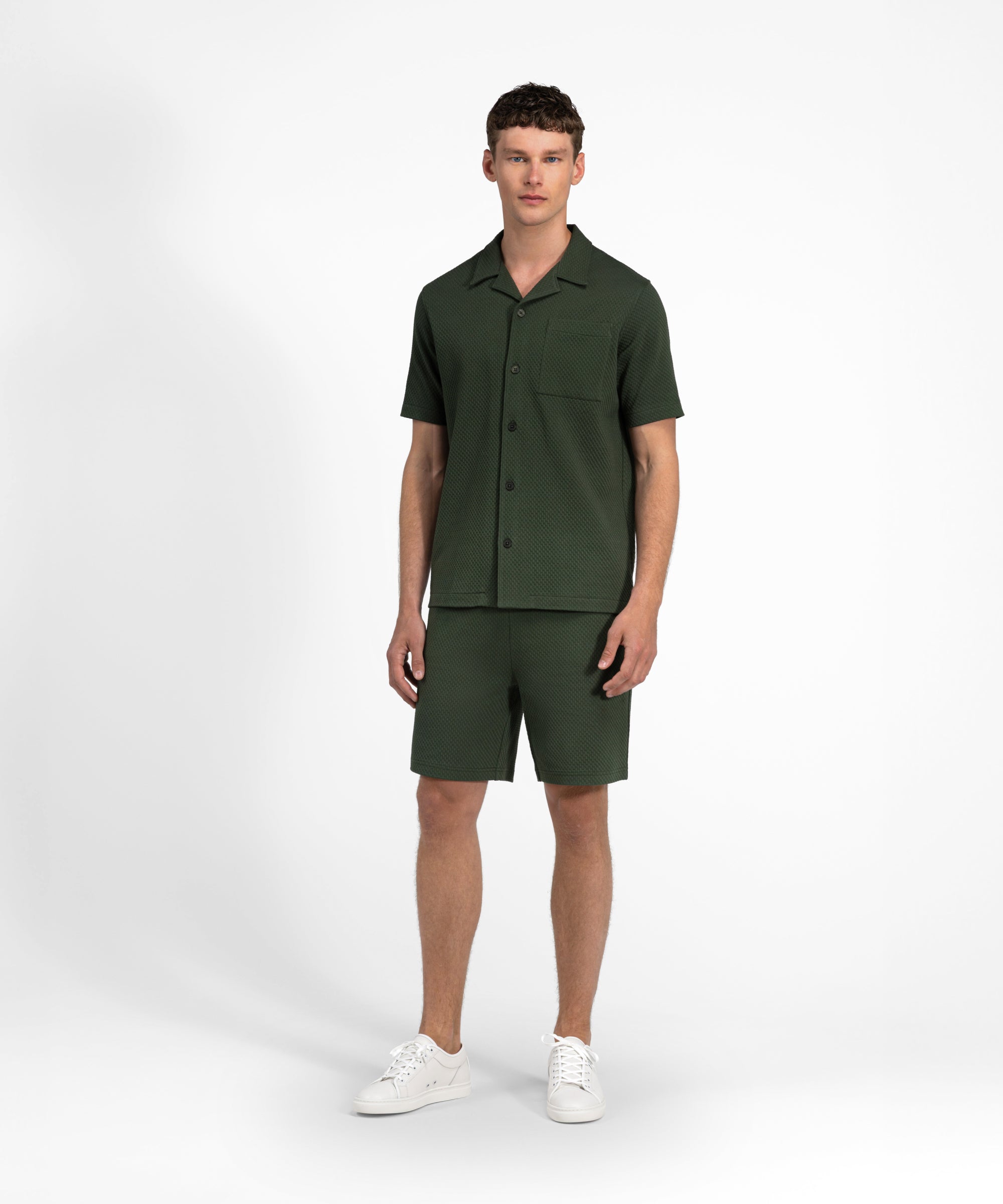 Jacquard Forest Green Set