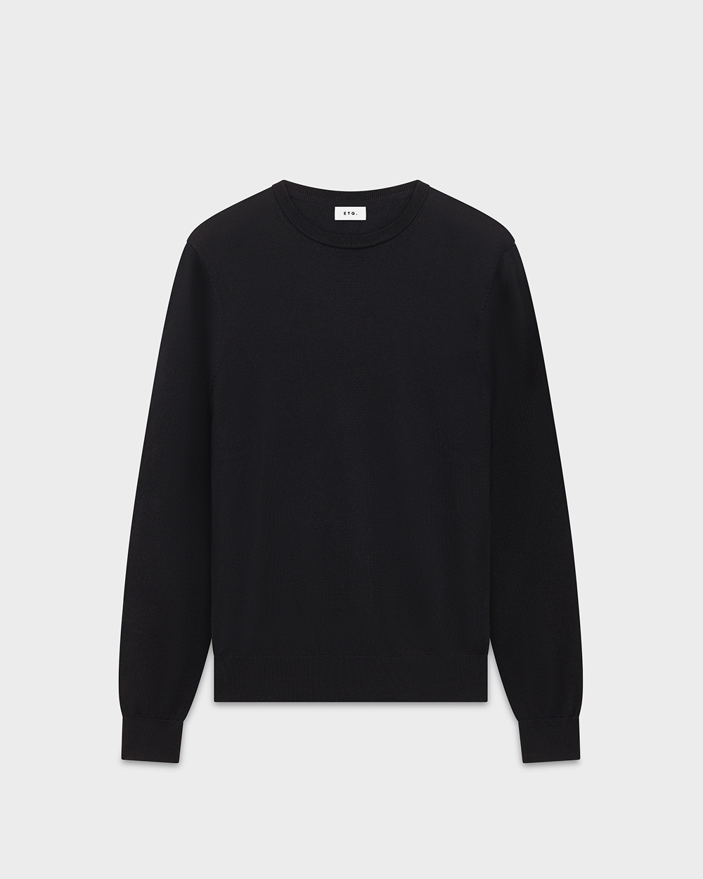 SW 04 Tailored Crewneck Black
