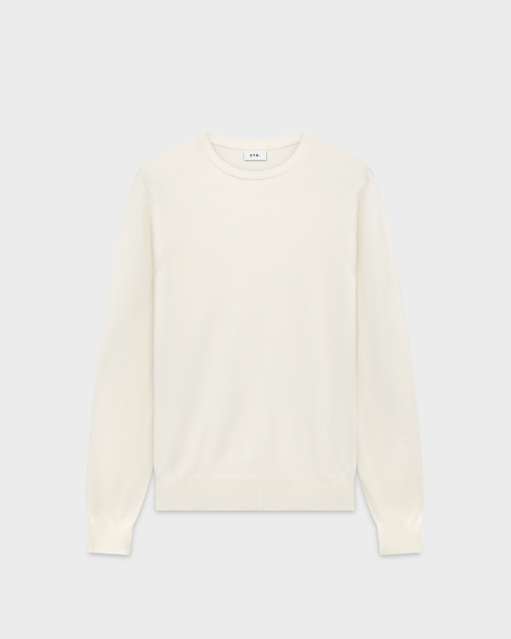 SW 04 Tailored Crewneck Off White