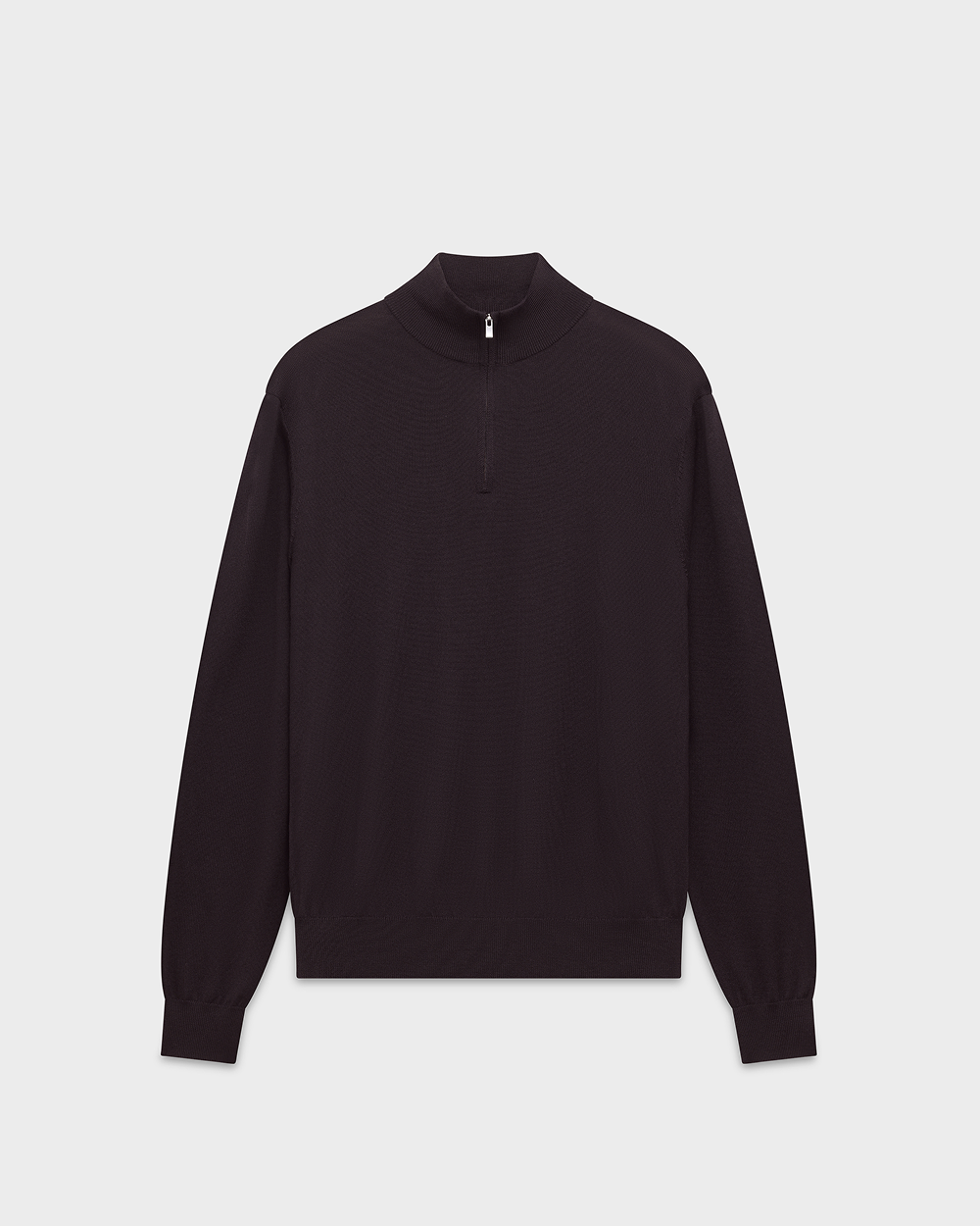 SW 05 Tailored Half Zip Dark Fig
