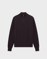 SW 05 Tailored Half Zip Dark Fig