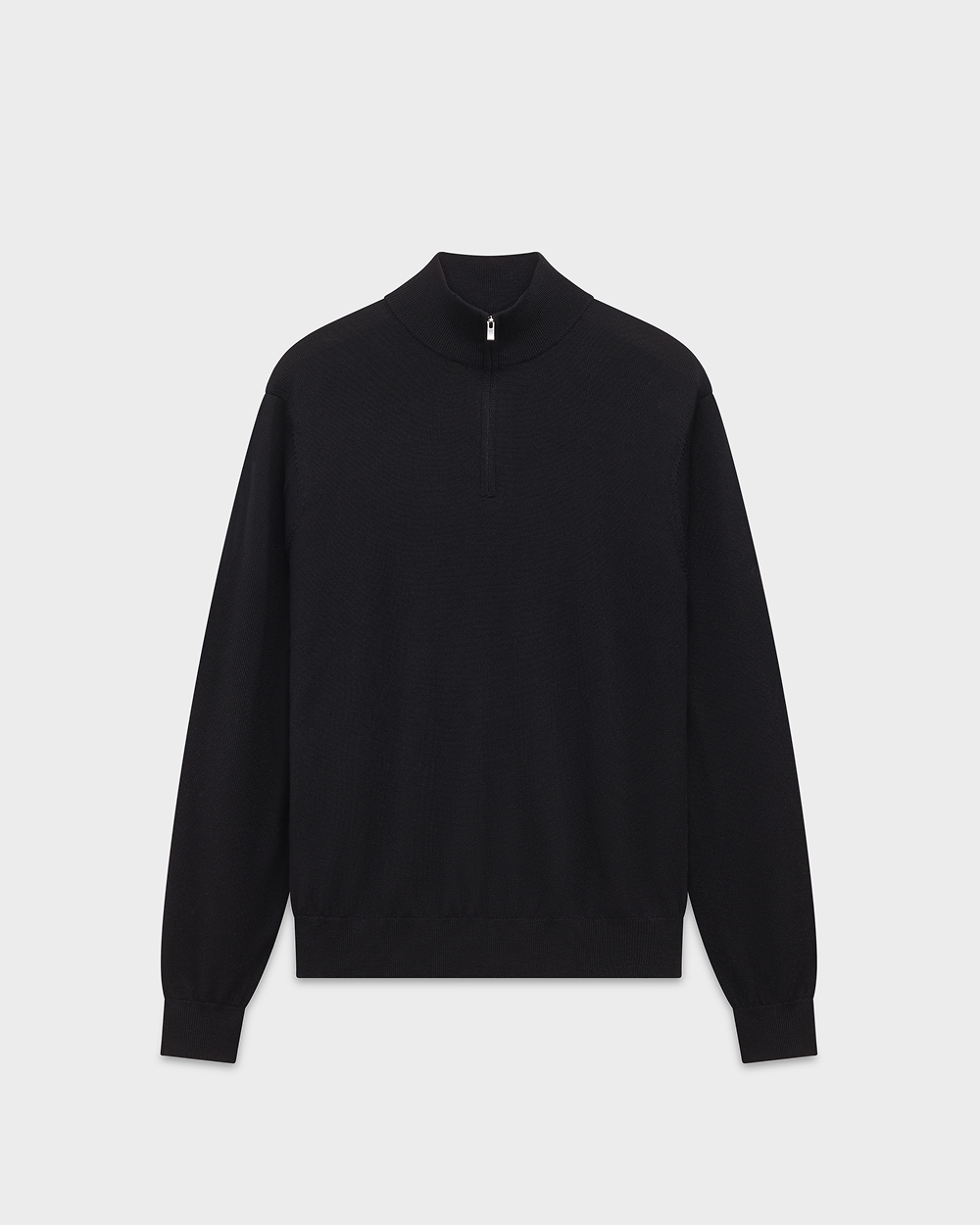 SW 05 Tailored Half Zip Black