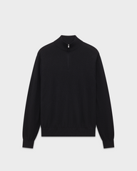 SW 05 Tailored Half Zip Black