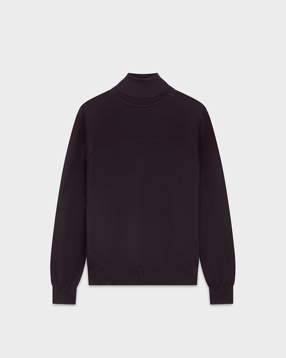 SW 06 Tailored Turtleneck Dark Fig