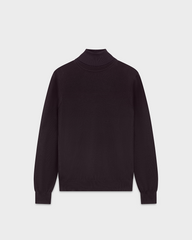 SW 06 Tailored Turtleneck Dark Fig