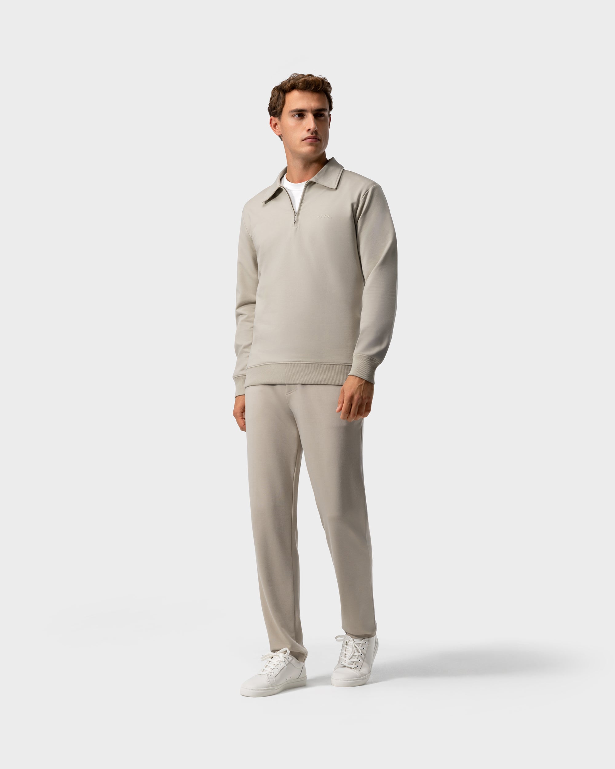 SW 02 Marked Half Zip Sand 2.0