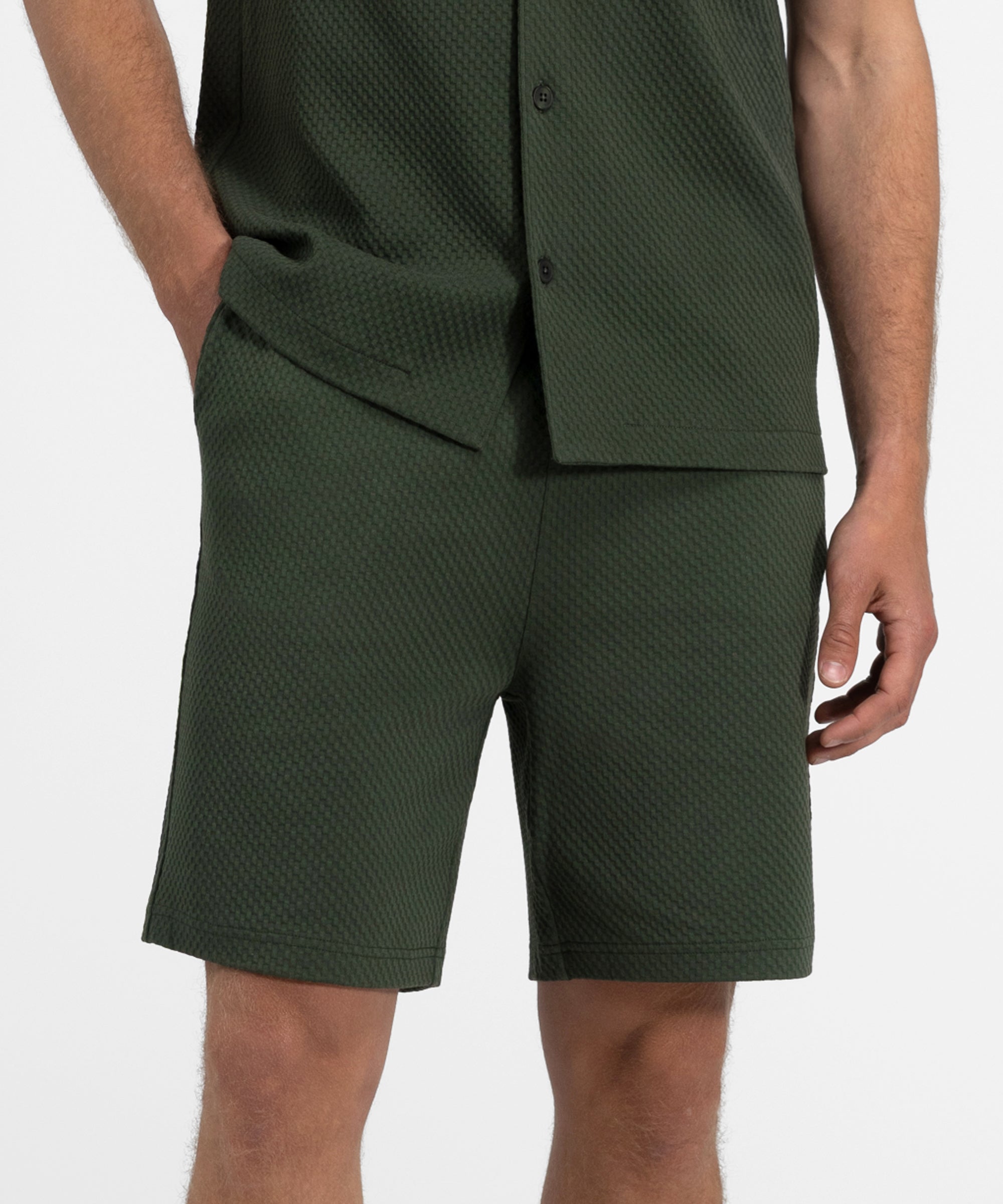 ST 02 Jacquard Forest Green