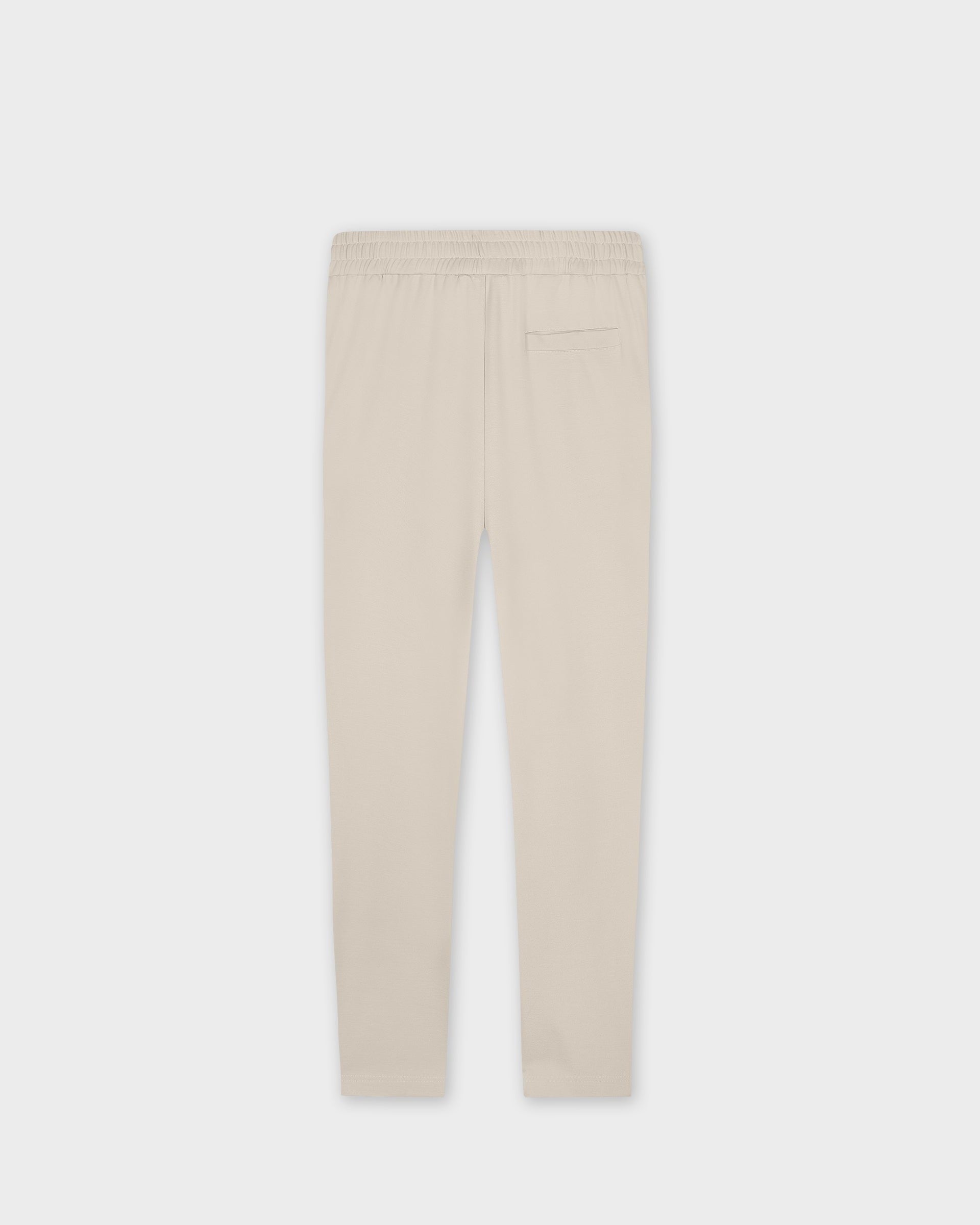 TP 01 Essence Slim Sand 2.0 – trousers in beige Punto di Roma stretch, back view